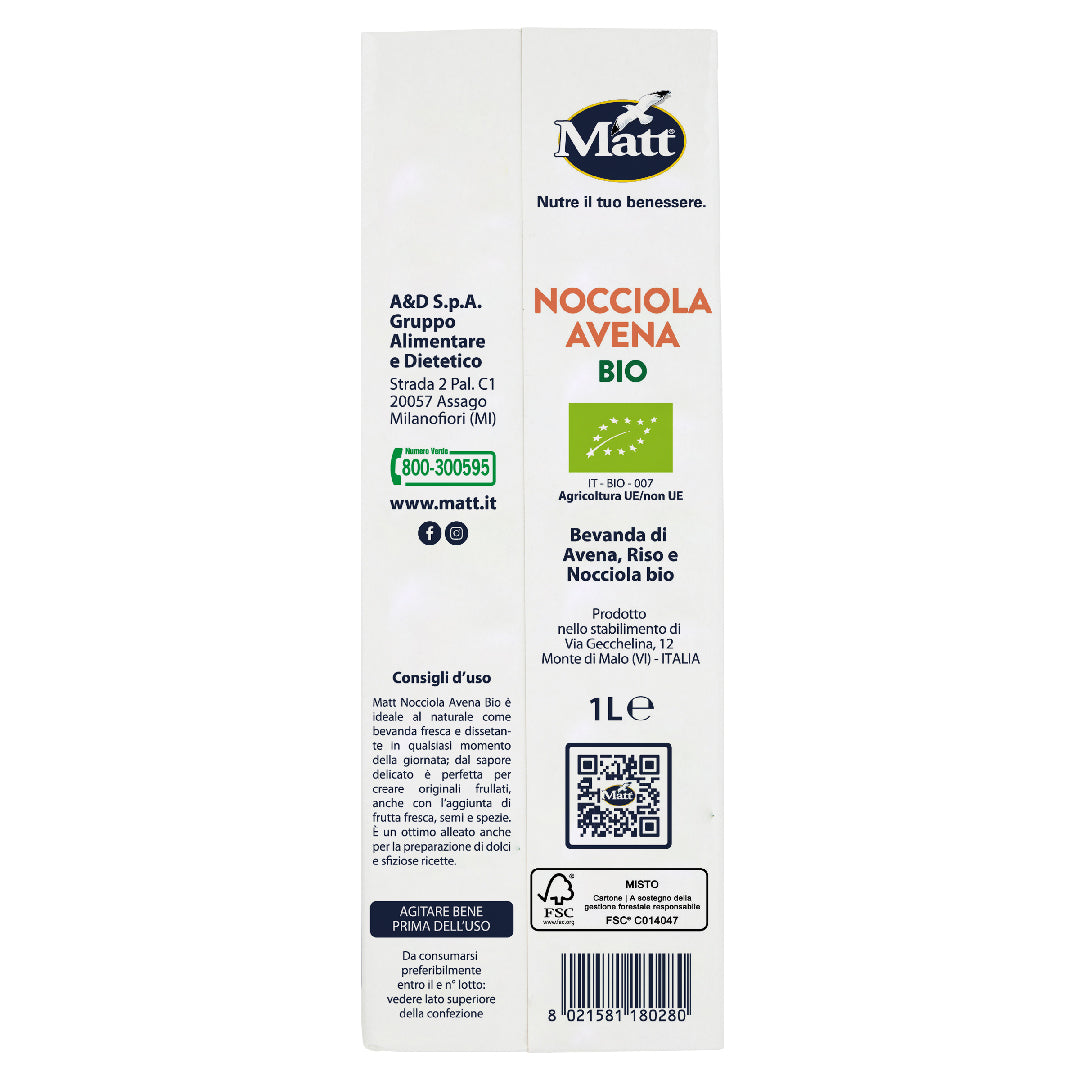 Nocciola Avena bio