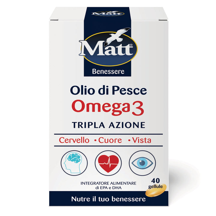 Olio di Pesce Omega 3. Pressione, funziona cardiaca e cerebrale