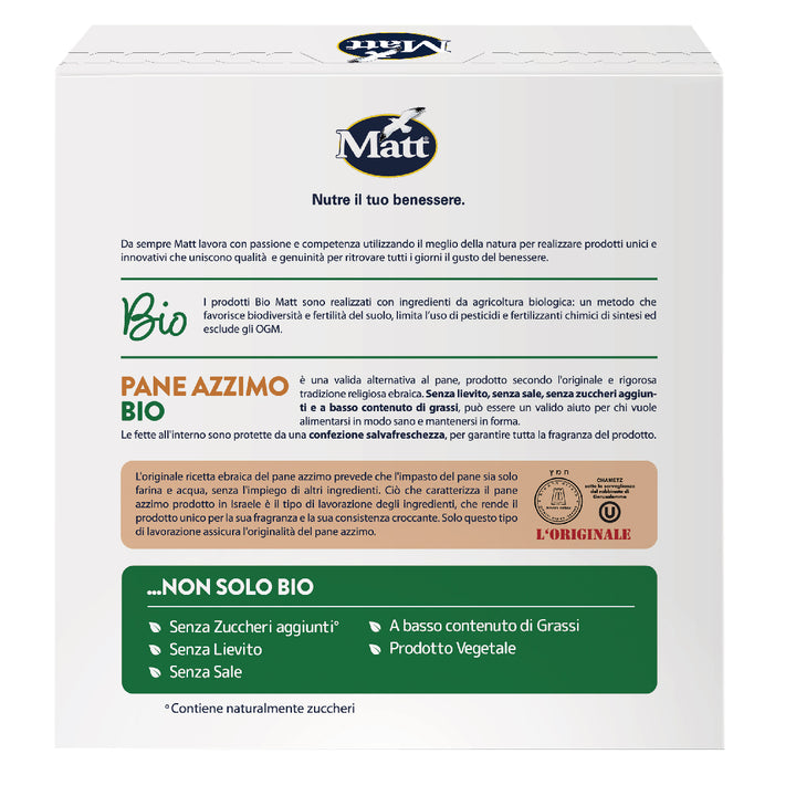Organic Unleavened Bread  400 g