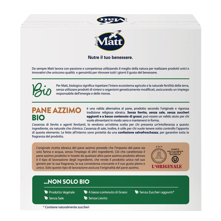 Pane Azzimo Bio 400 g