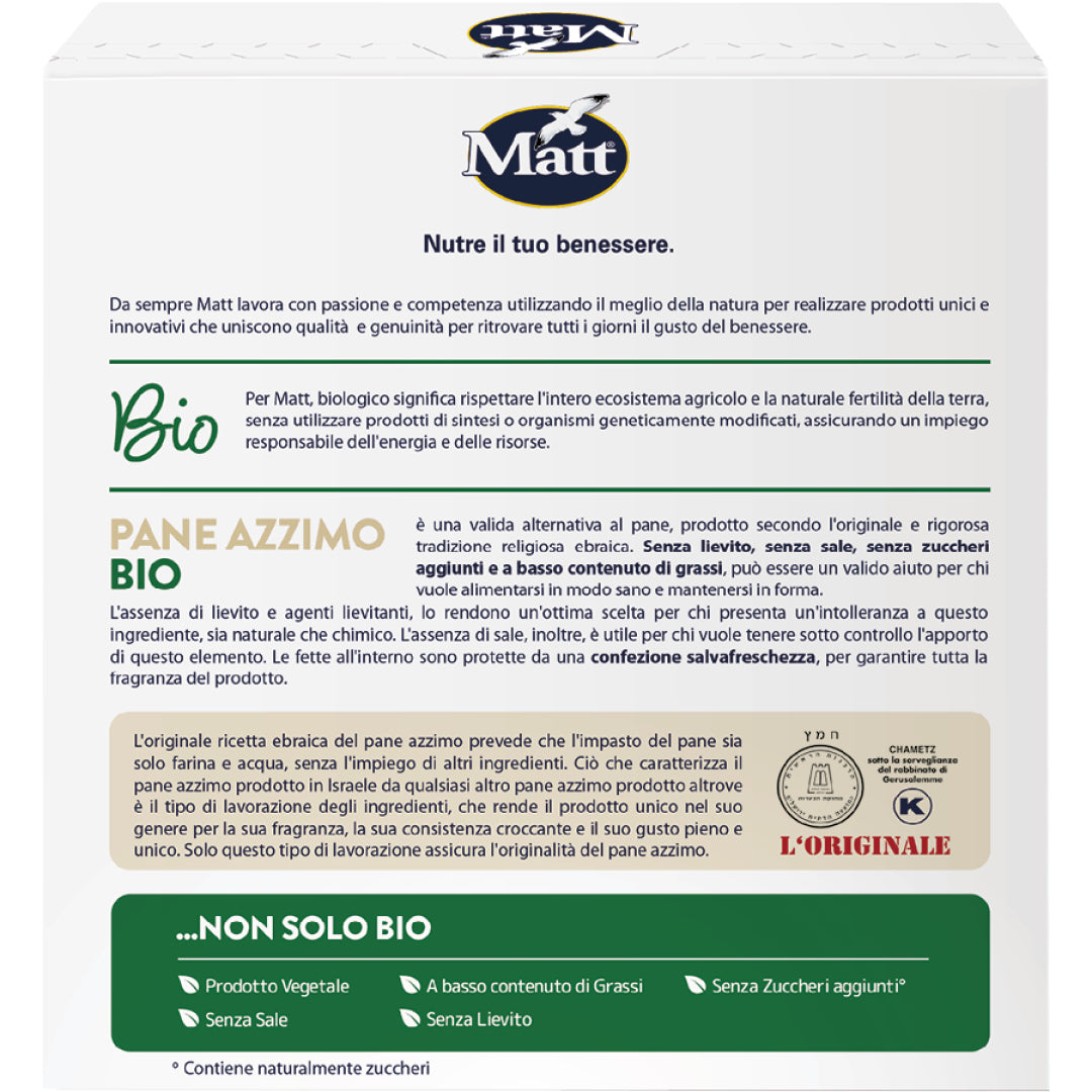 Pane Azzimo Bio 400 g