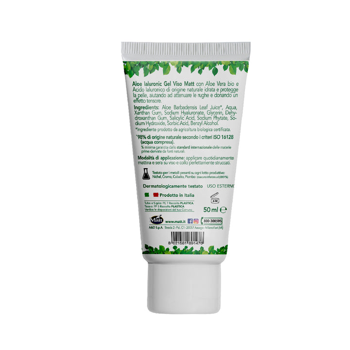 Aloe Ialuronic gel Viso