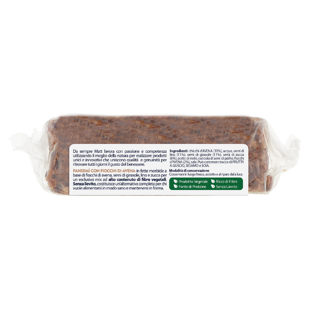Pansemì con fiocchi di avena